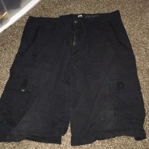 Men’s black shorts